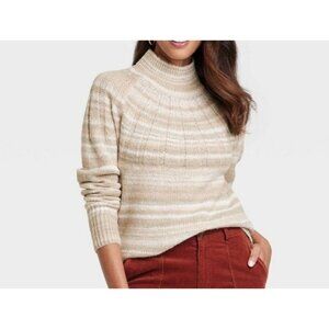 Knox Rose Women's Holiday Pullover Sweater Oatmeal XXL